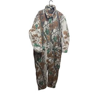 Avid Outdoor Mens Camo Hunting Insulated Outdoor Coveralls Brush Cover Mens XXL